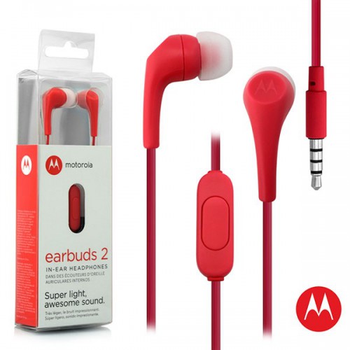 Motorola Earbuds 2 紅色